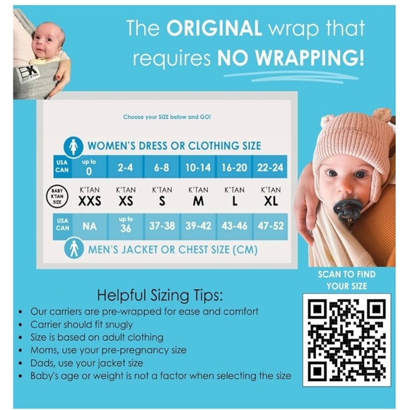 Baby K’Tan Wrap - Picture 2 of 10